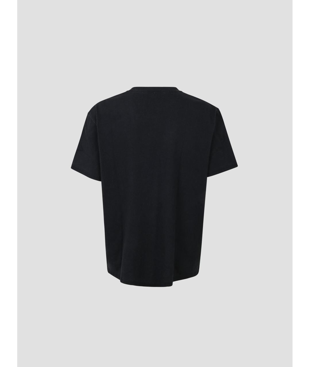 OUR LEGACY Черная хлопковая футболка, фото 2