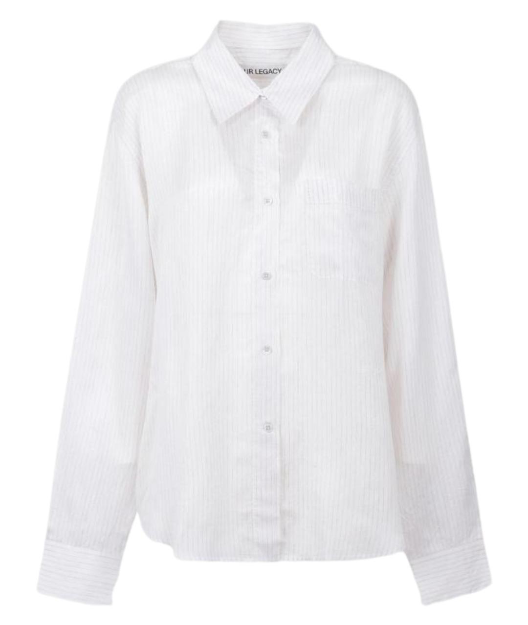 OUR LEGACY Белая вискозная рубашка, фото 1