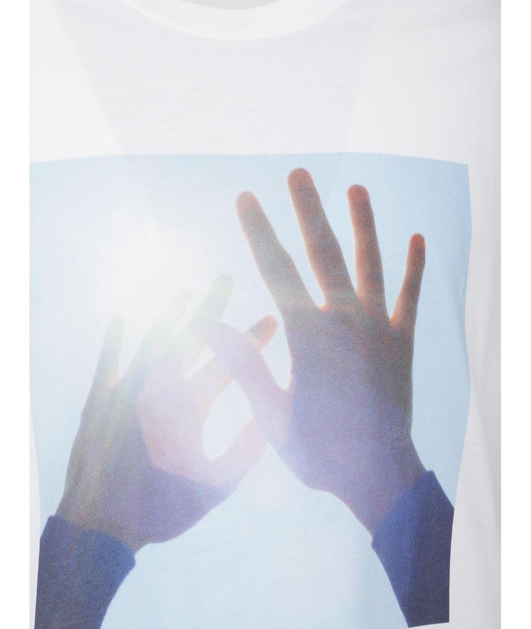 JIL SANDER Белая вискозная футболка, фото 3