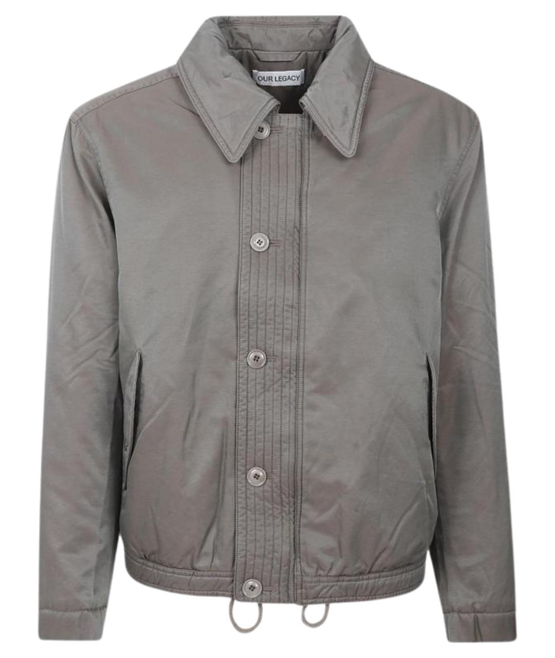 OUR LEGACY Серая хлопковая куртка, фото 1