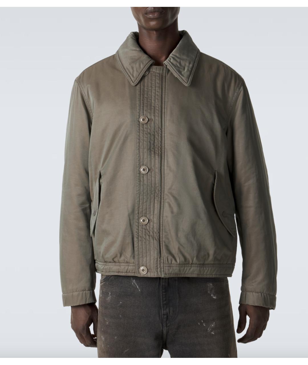 OUR LEGACY Серая хлопковая куртка, фото 3