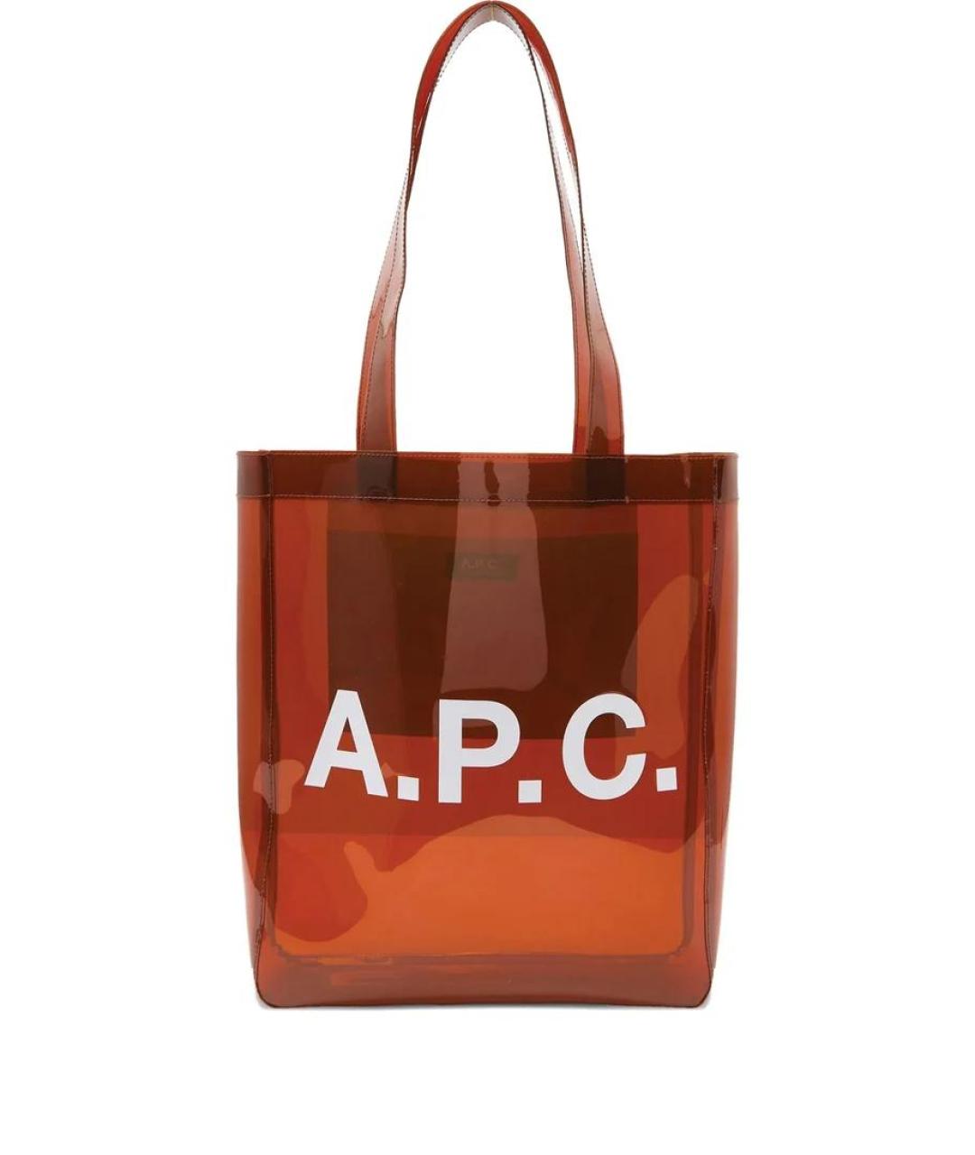 A.P.C. Прозрачная сумка тоут, фото 1