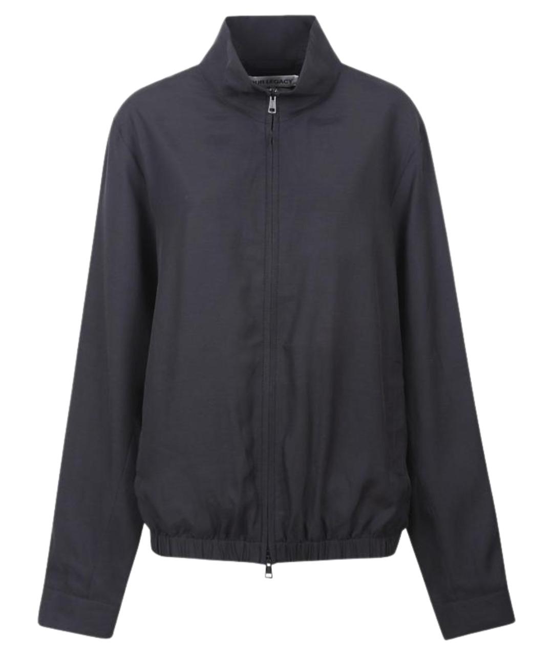 OUR LEGACY Черная вискозная куртка, фото 1