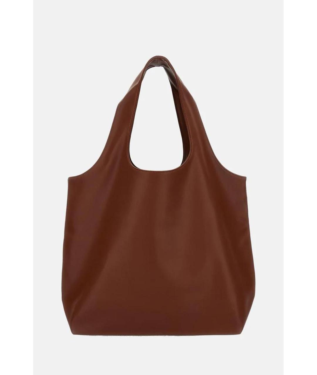 A.P.C. Коричневая сумка тоут из искусственной кожи, фото 2
