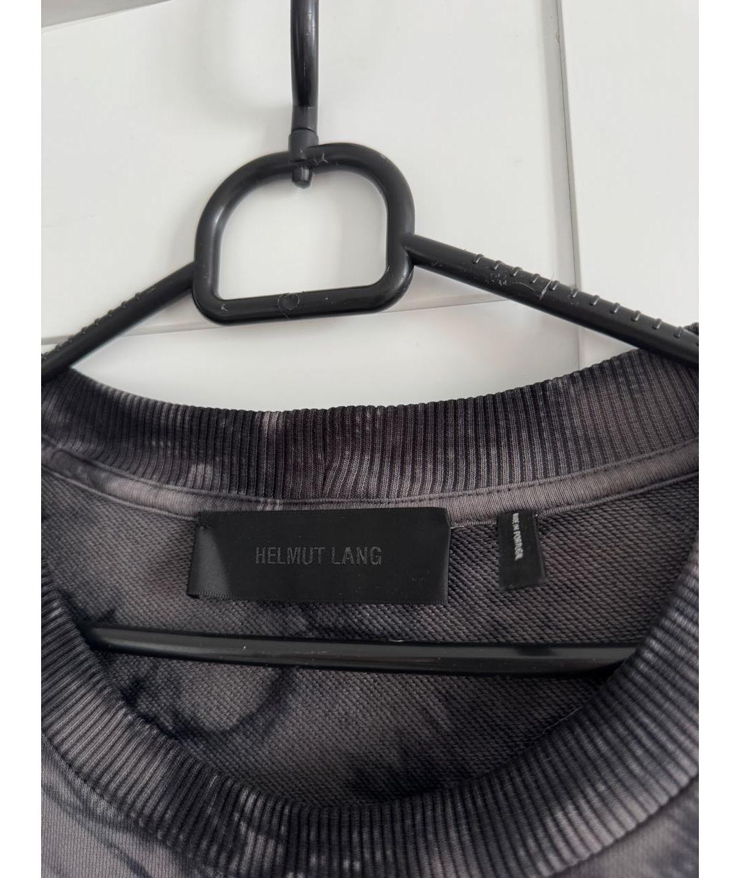 HELMUT LANG Черный хлопковый джемпер / свитер, фото 5