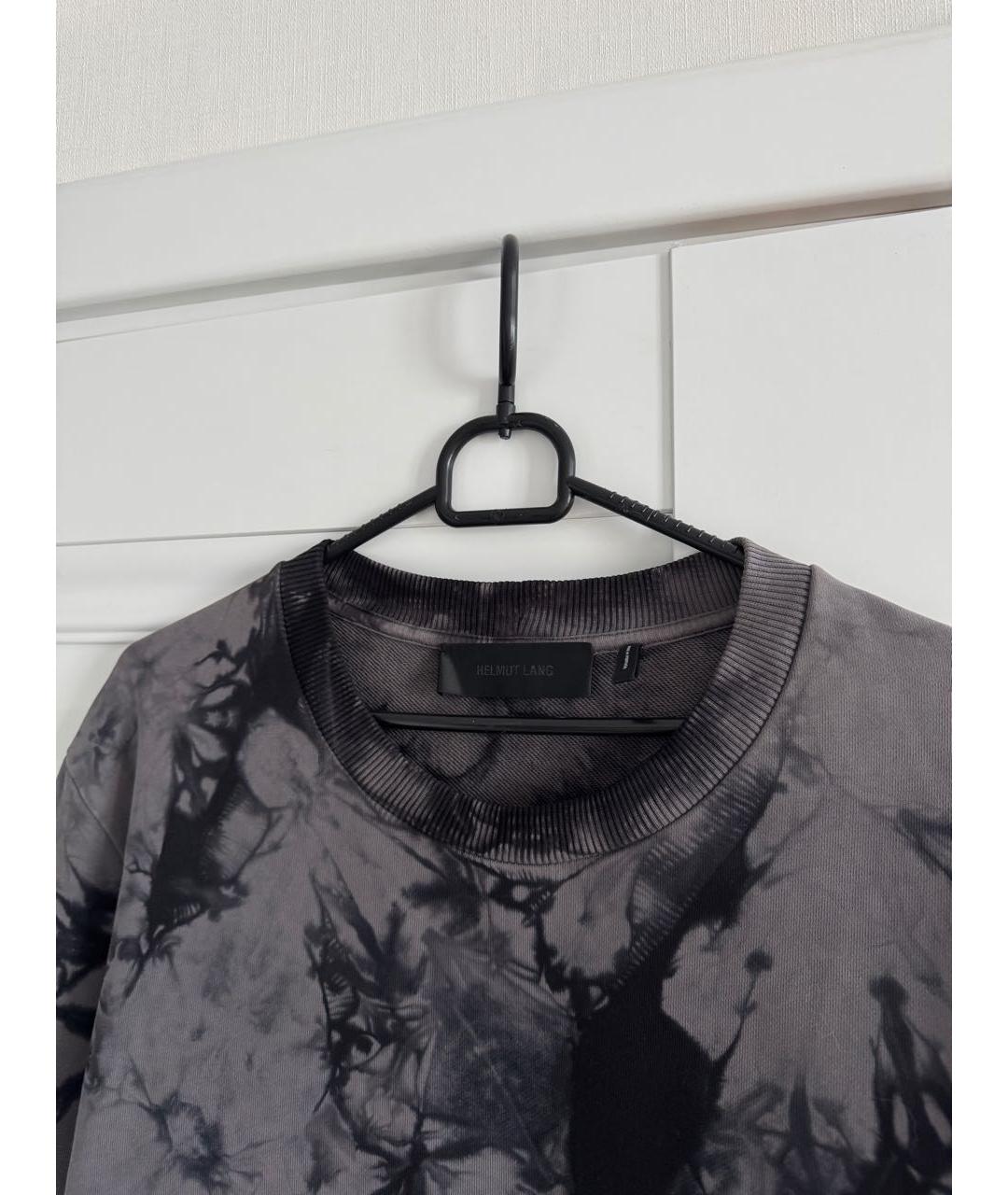 HELMUT LANG Черный хлопковый джемпер / свитер, фото 4