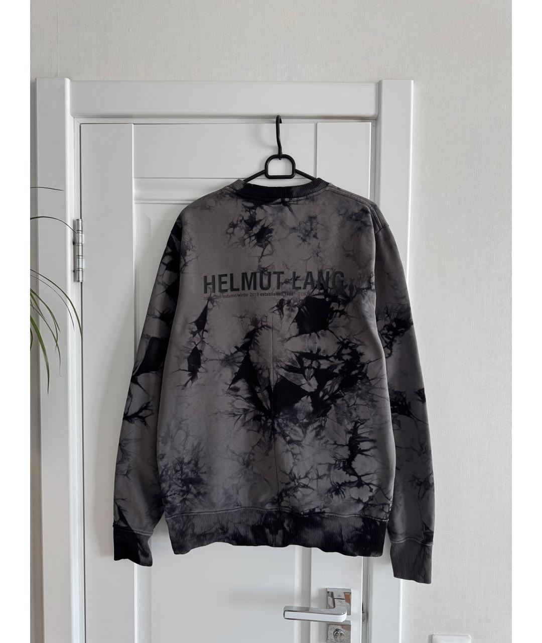 HELMUT LANG Черный хлопковый джемпер / свитер, фото 7