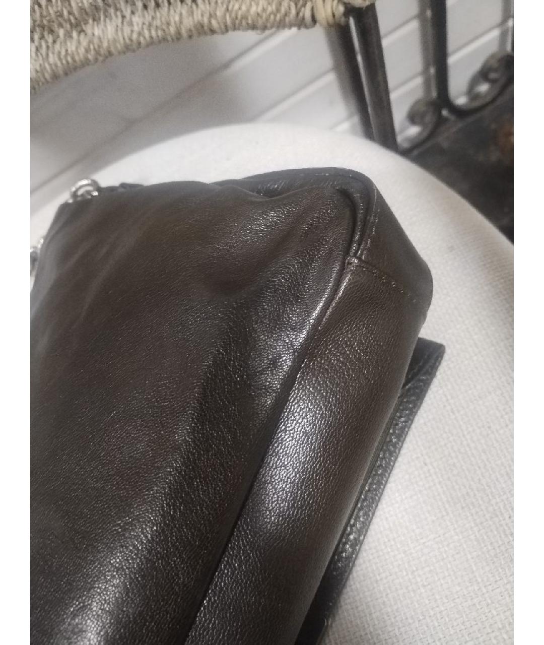 CELINE Черная кожаная сумка через плечо, фото 3