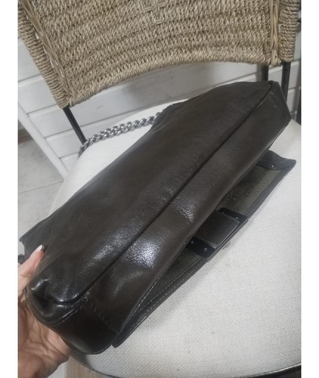 CELINE Черная кожаная сумка через плечо, фото 2