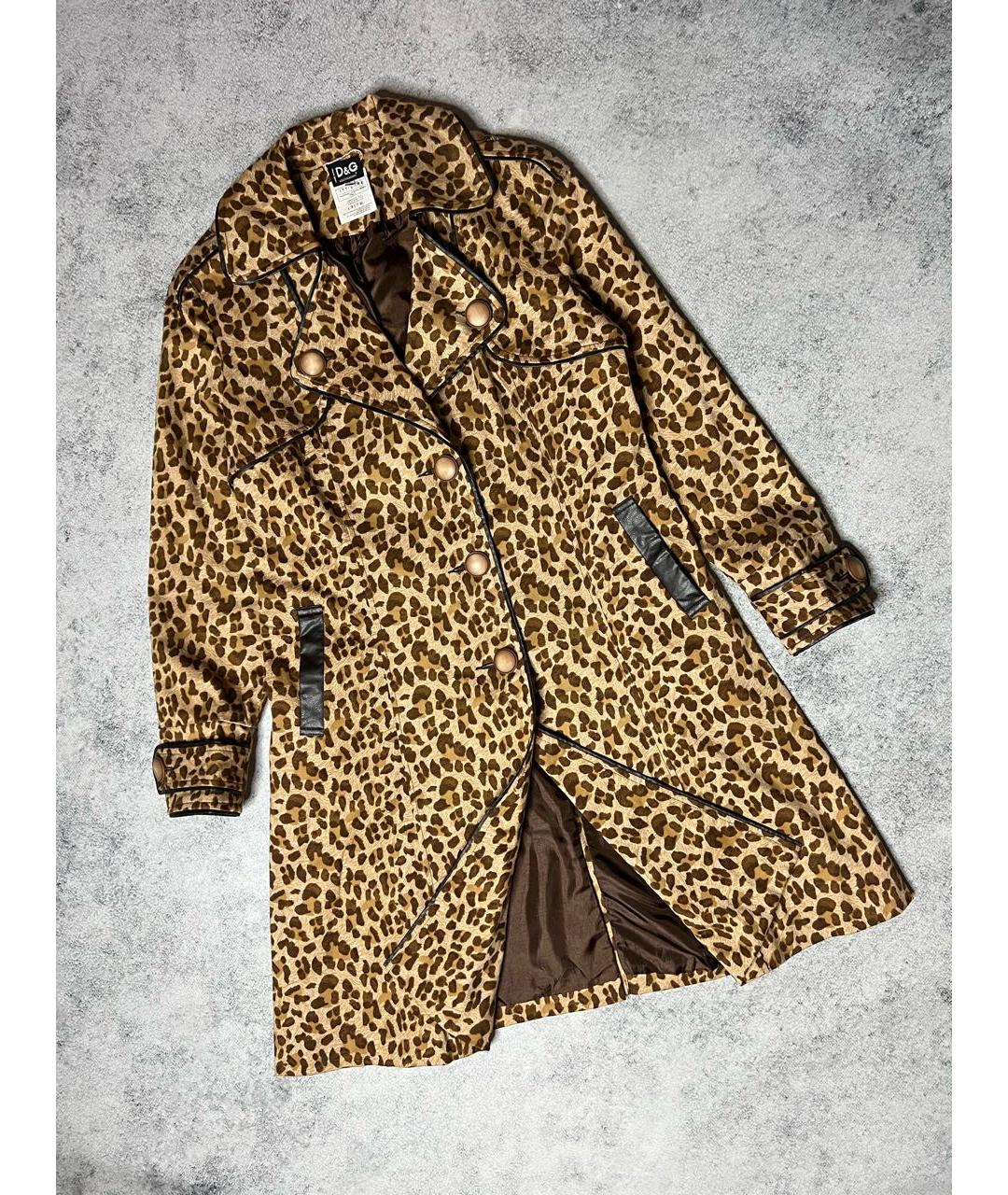 DOLCE&GABBANA Мульти хлопко-эластановый тренч/плащ, фото 9