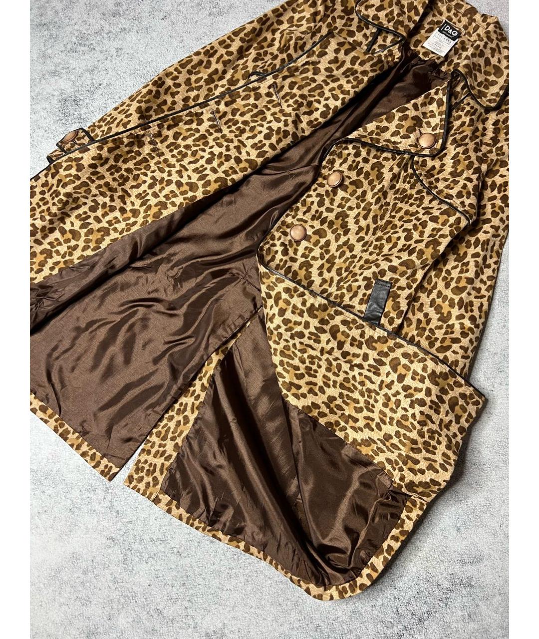 DOLCE&GABBANA Мульти хлопко-эластановый тренч/плащ, фото 6