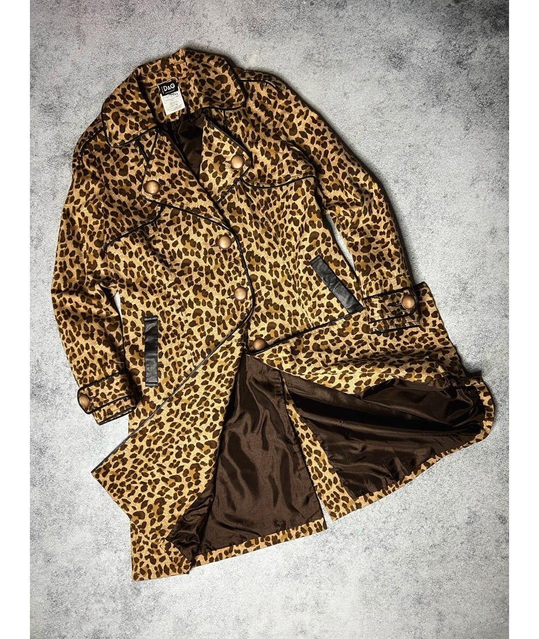 DOLCE&GABBANA Мульти хлопко-эластановый тренч/плащ, фото 2