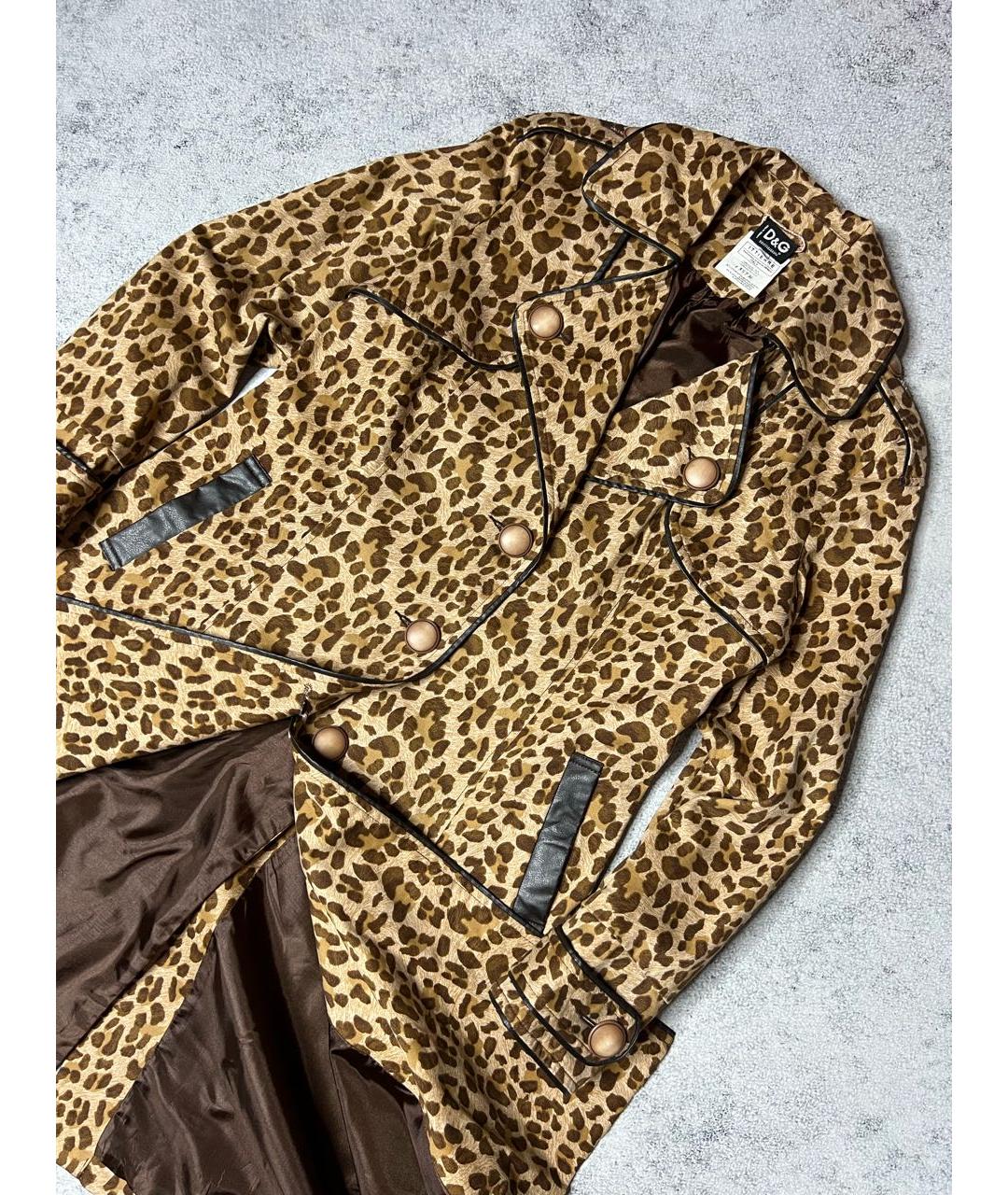 DOLCE&GABBANA Мульти хлопко-эластановый тренч/плащ, фото 7