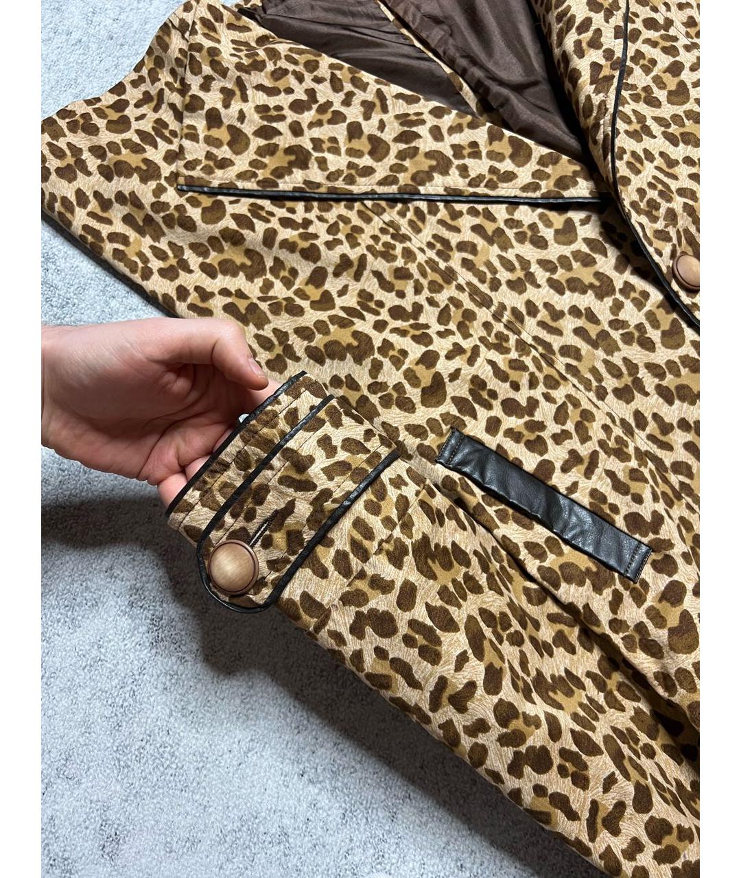 DOLCE&GABBANA Мульти хлопко-эластановый тренч/плащ, фото 5