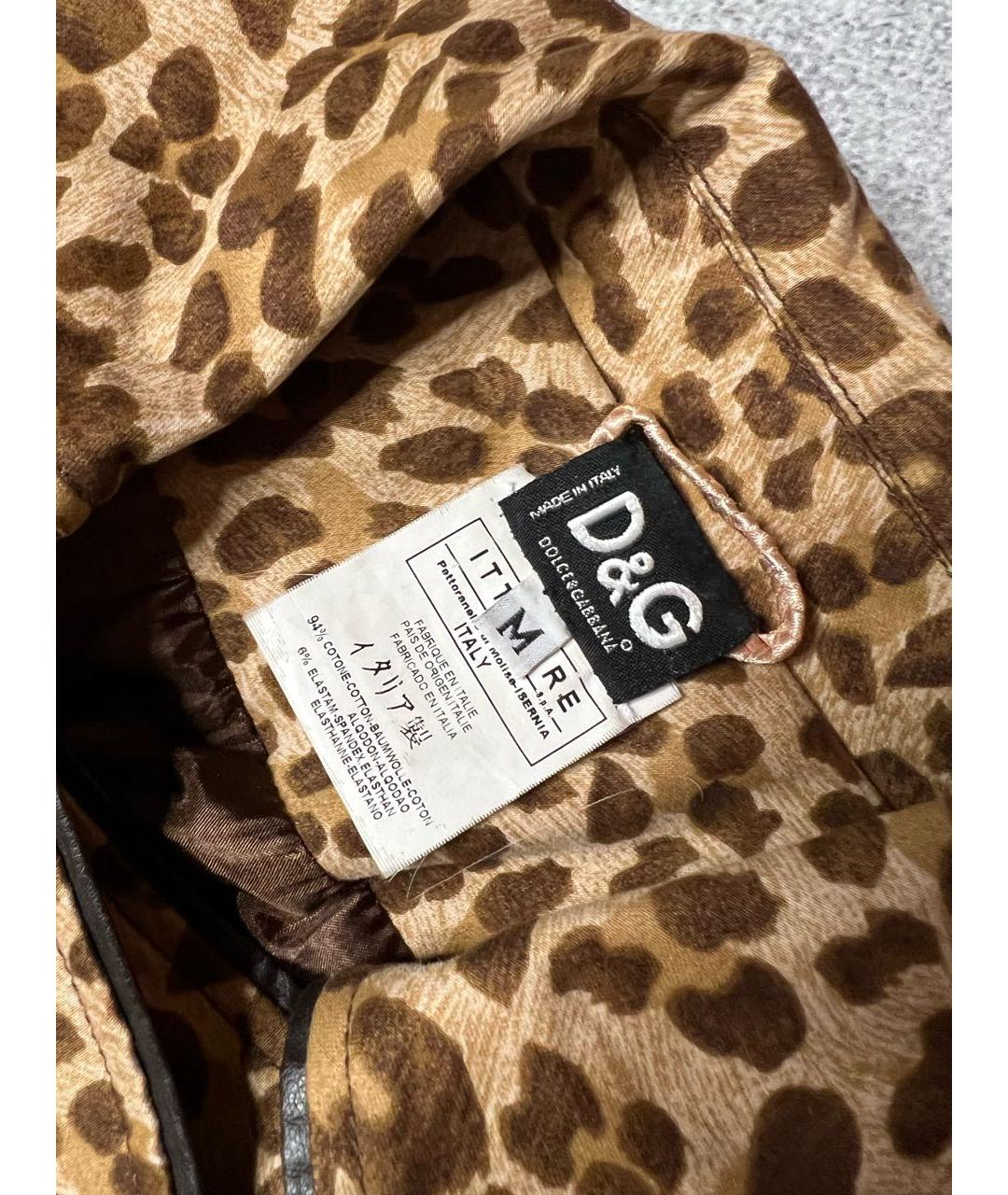 DOLCE&GABBANA Мульти хлопко-эластановый тренч/плащ, фото 8