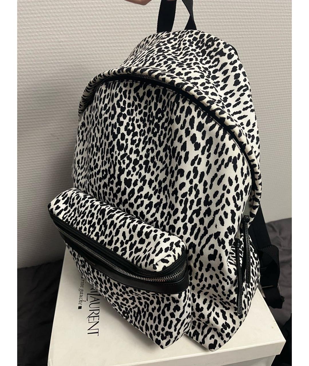 SAINT LAURENT Белый деним рюкзак, фото 2