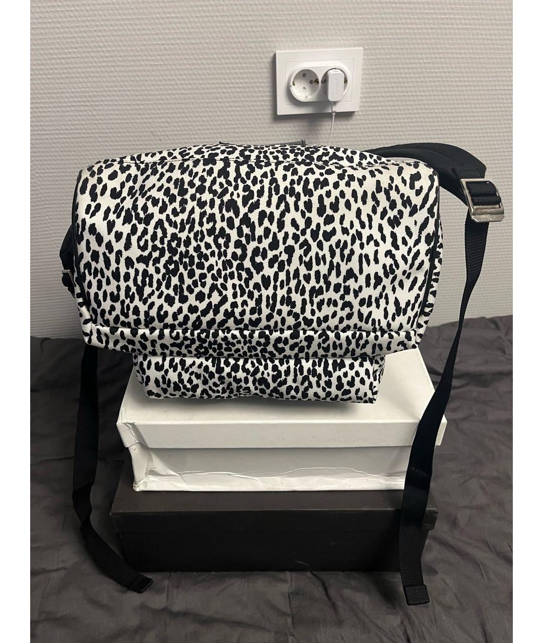 SAINT LAURENT Белый деним рюкзак, фото 8