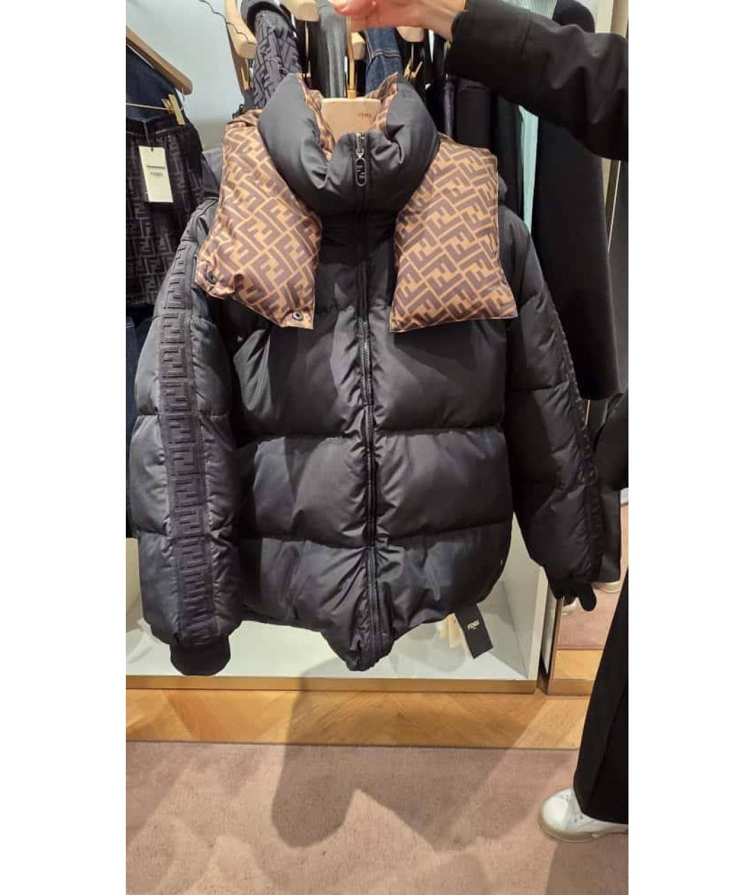 FENDI Черная куртка, фото 8