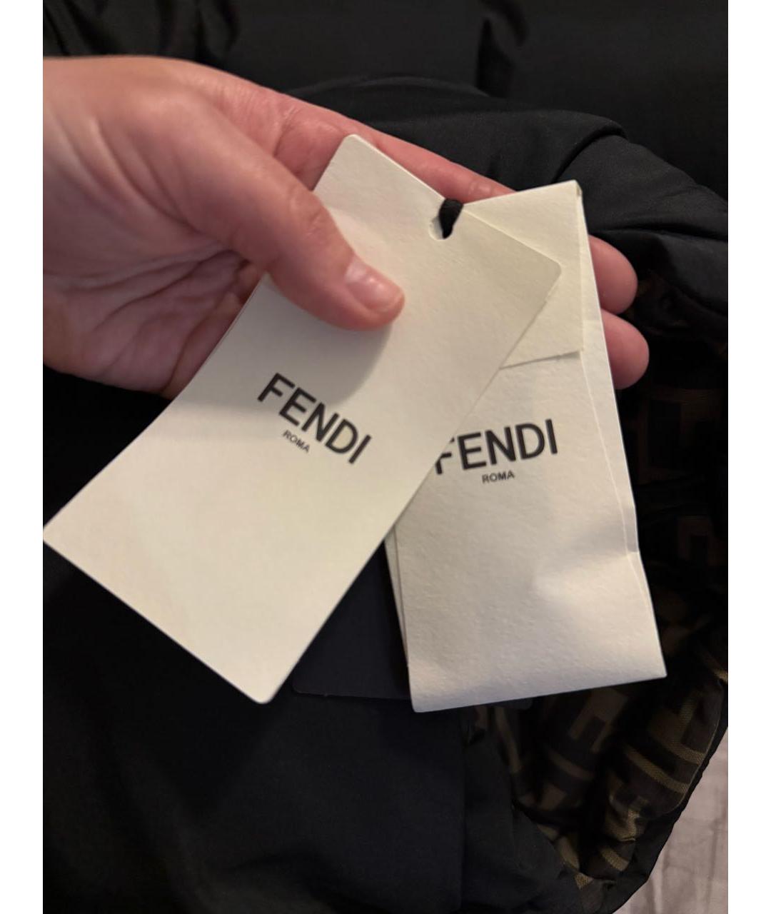 FENDI Черная куртка, фото 6