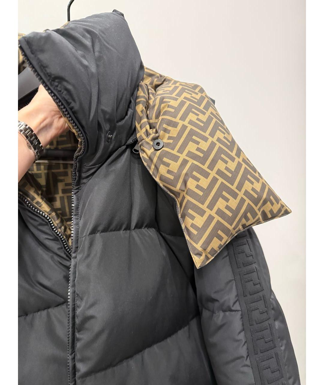 FENDI Черная куртка, фото 4