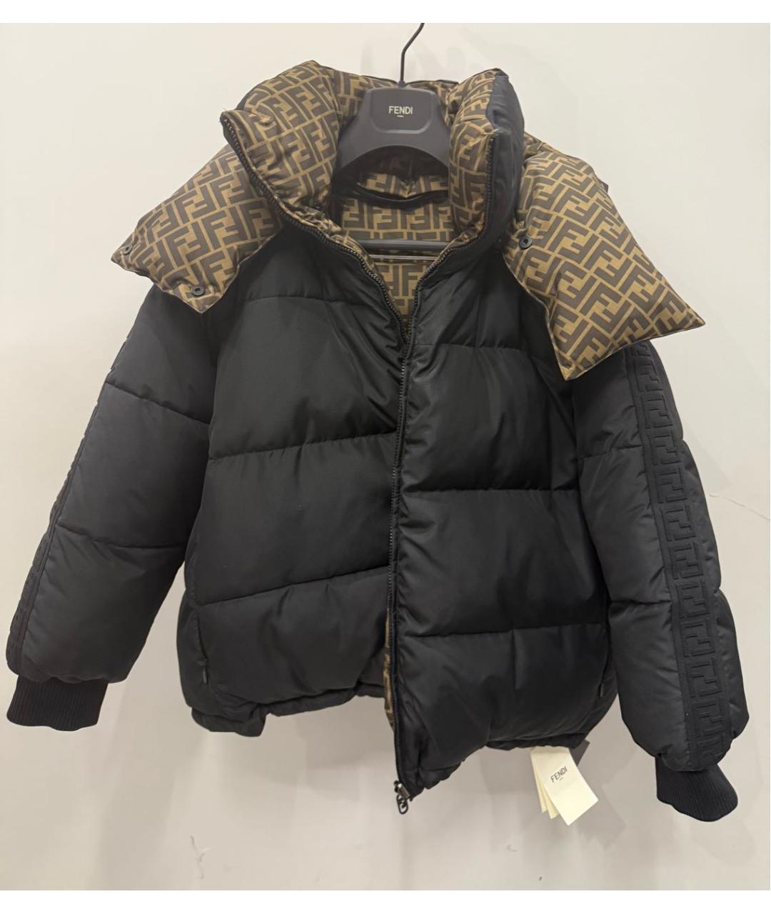 FENDI Черная куртка, фото 9