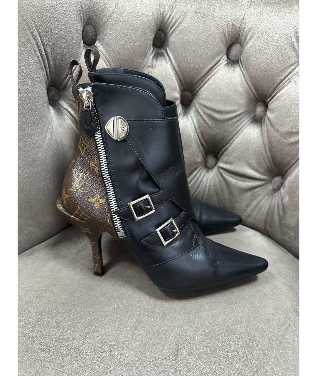LOUIS VUITTON Мульти кожаные ботильоны, фото 9