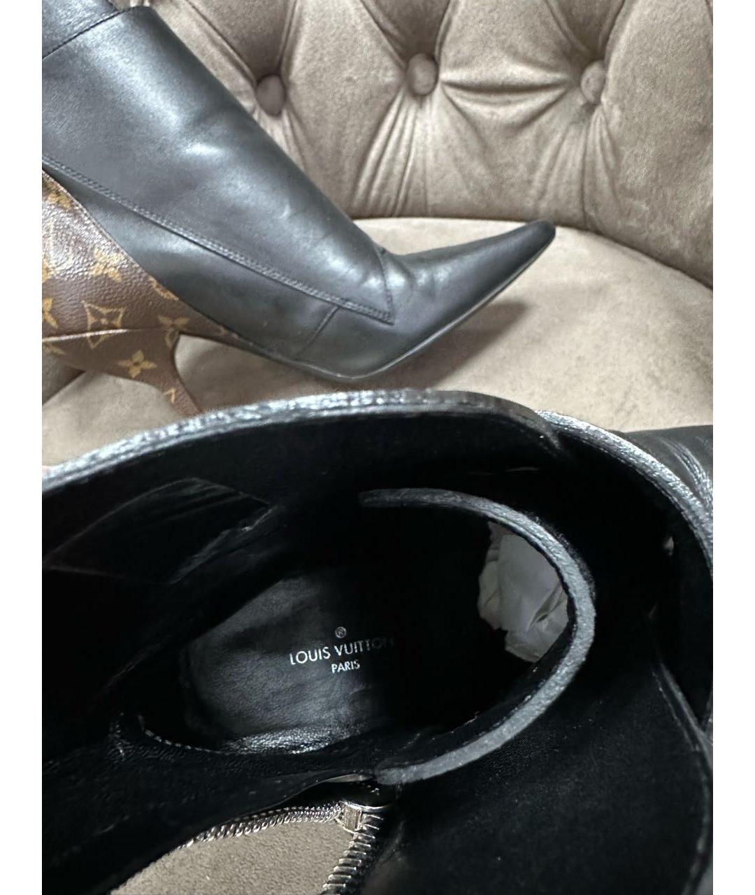 LOUIS VUITTON Мульти кожаные ботильоны, фото 8