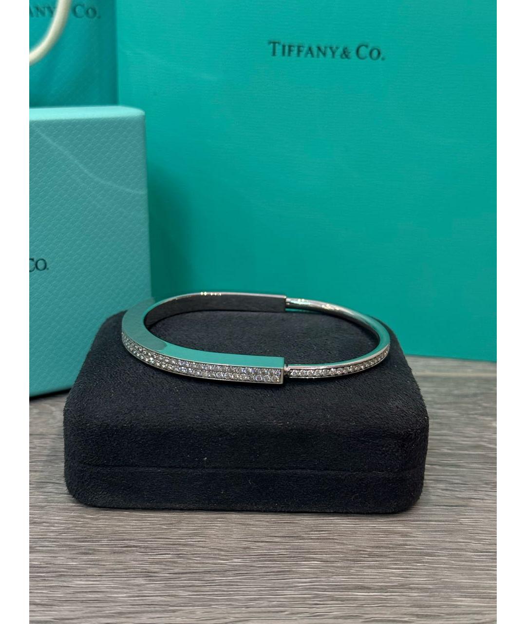 TIFFANY&CO Серебрянный браслет из белого золота, фото 5