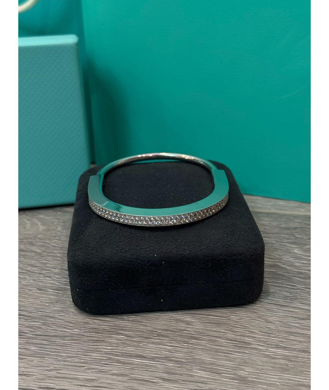 TIFFANY&CO Серебрянный браслет из белого золота, фото 4