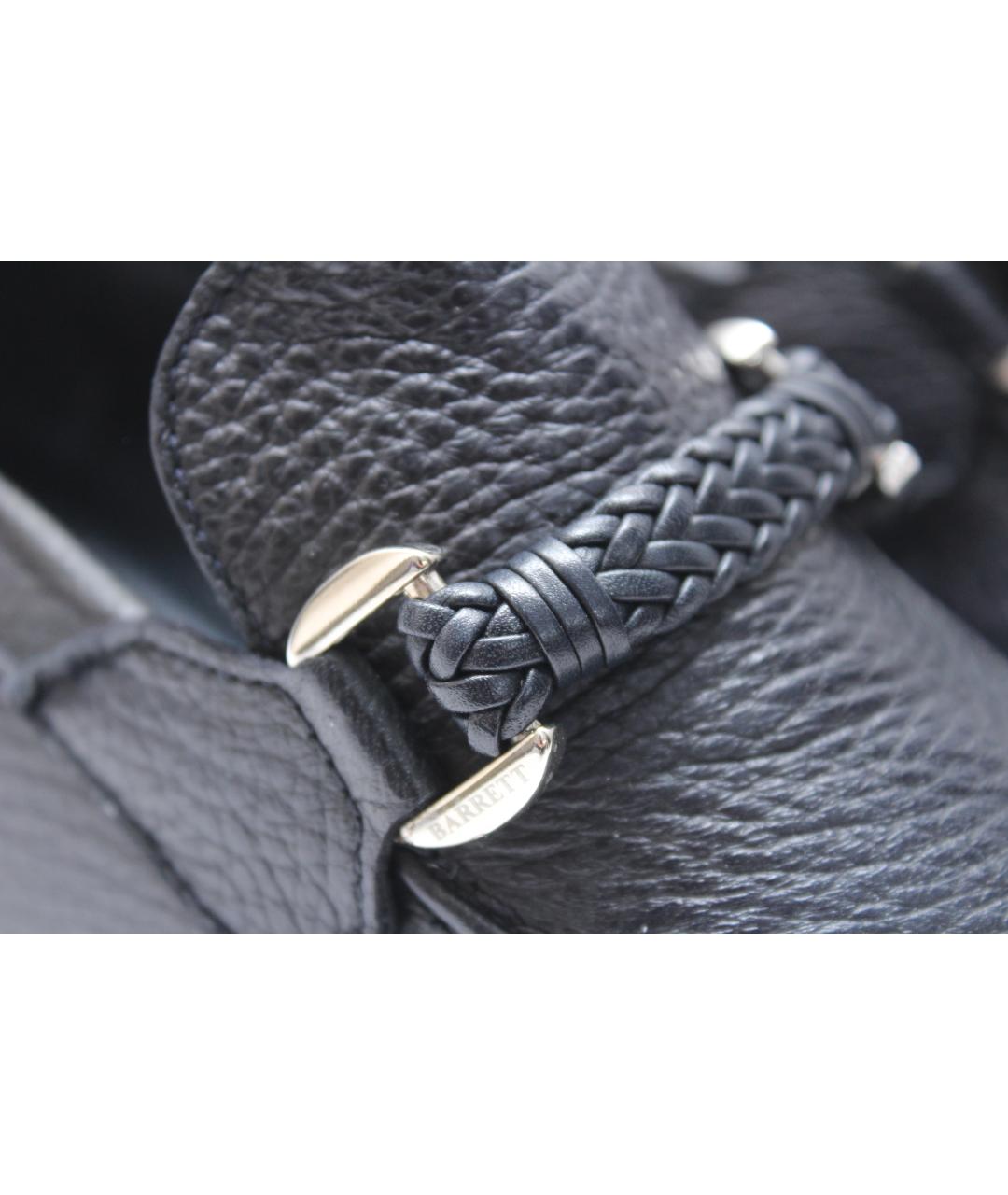 BARRETT Темно-синие кожаные лоферы, фото 7