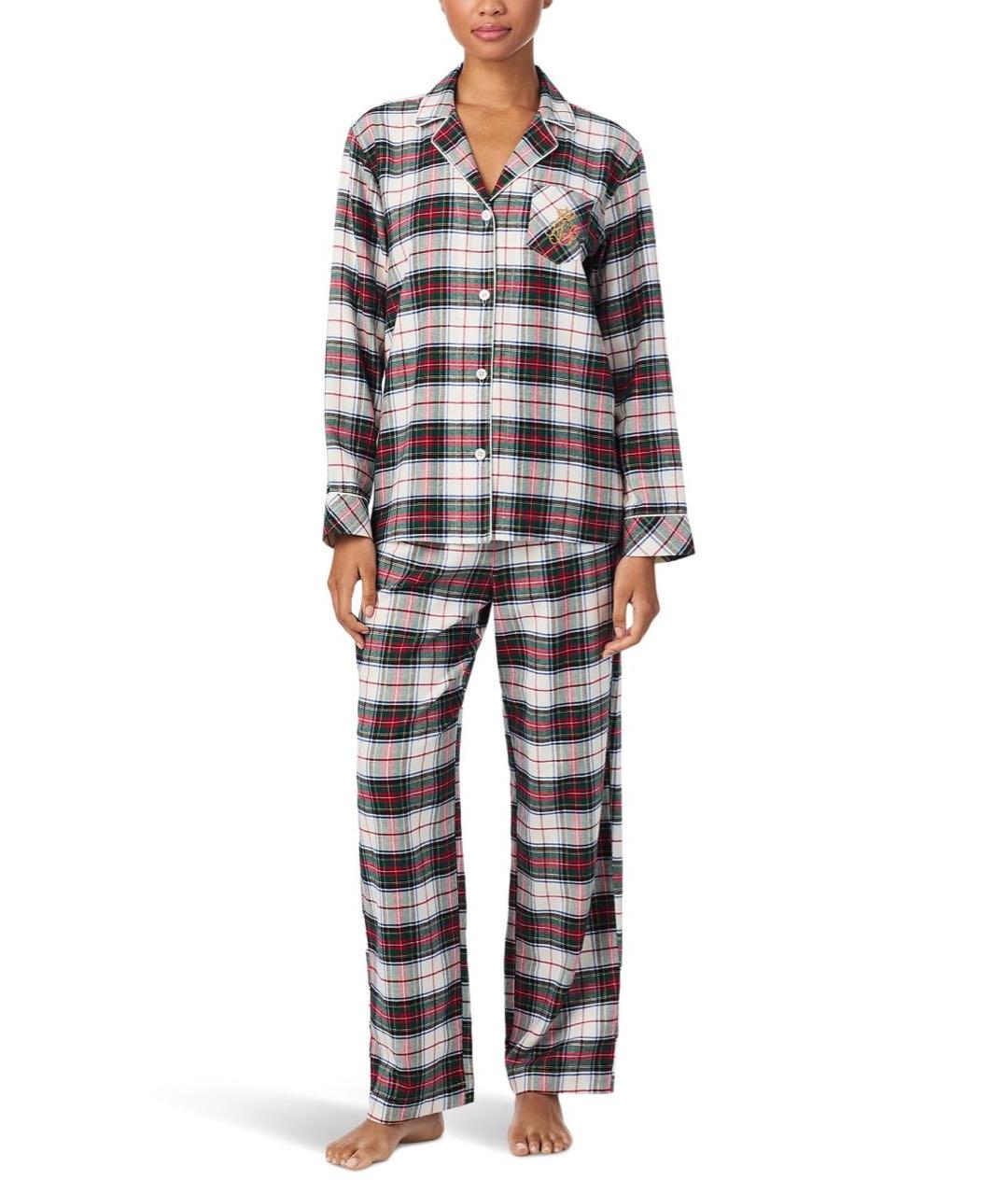 RALPH LAUREN Мульти хлопковая пижама, фото 9