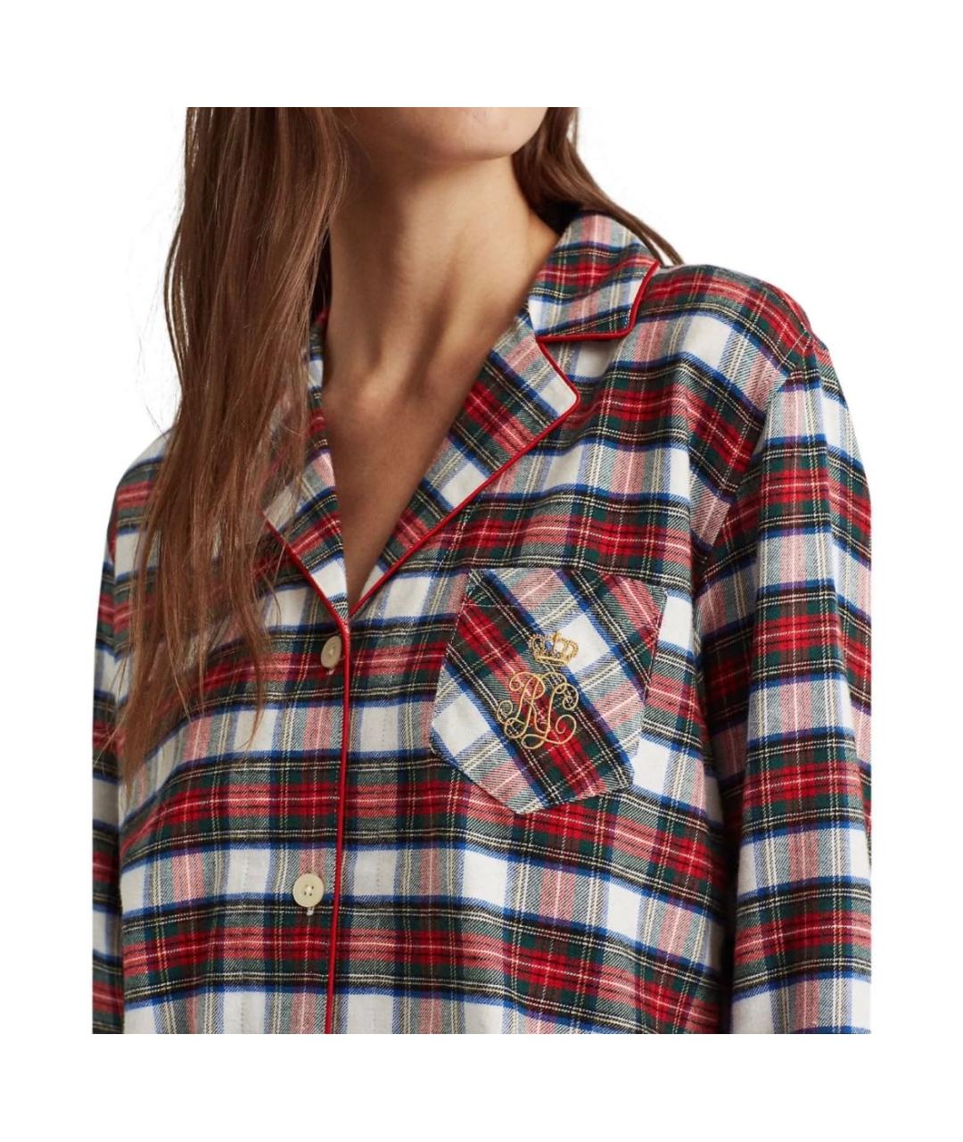 RALPH LAUREN Мульти хлопковая пижама, фото 5