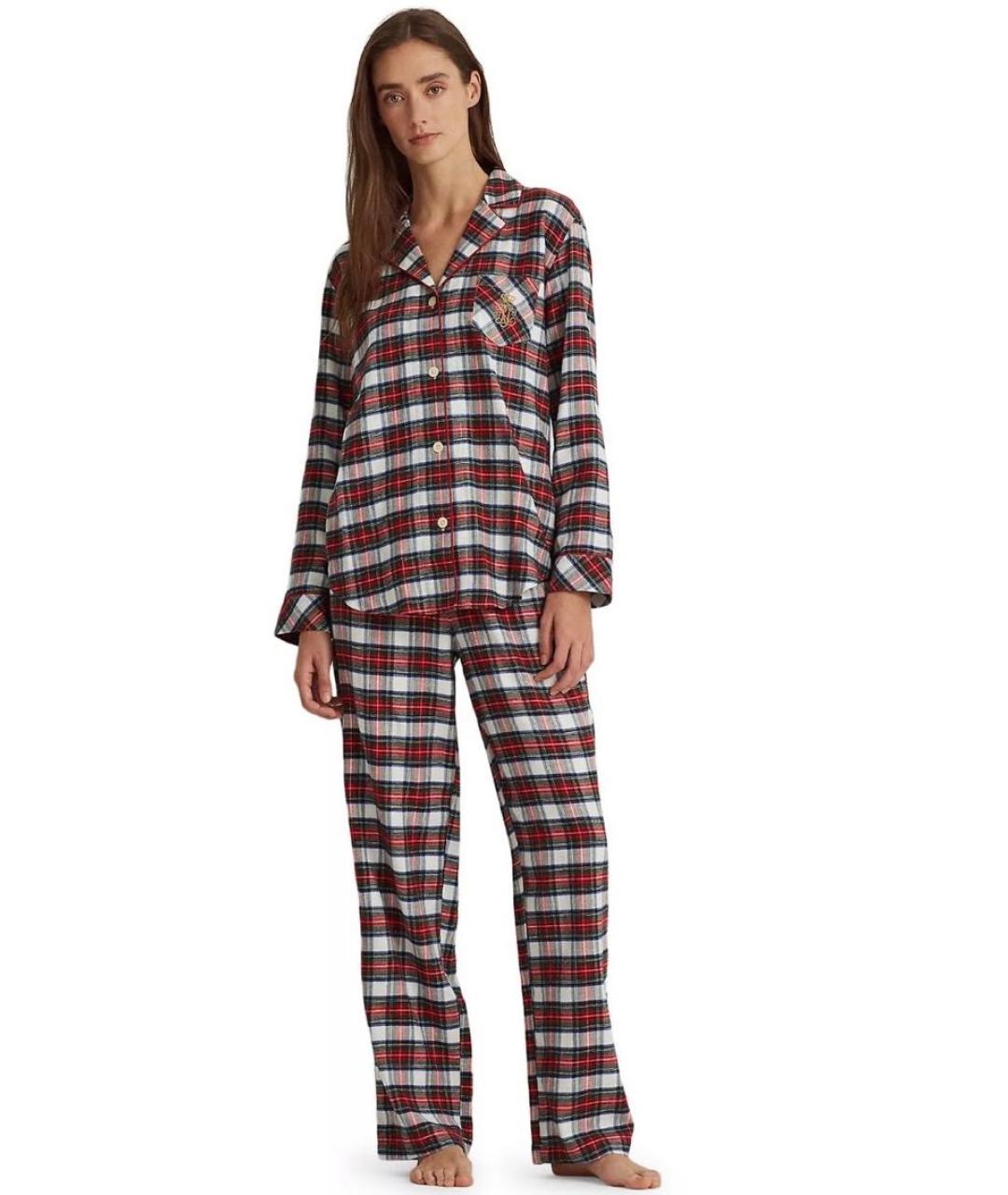 RALPH LAUREN Мульти хлопковая пижама, фото 4