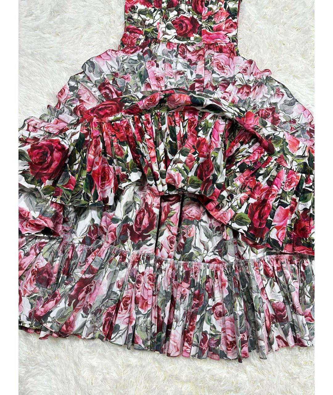 DOLCE&GABBANA Мульти коктейльное платье, фото 2