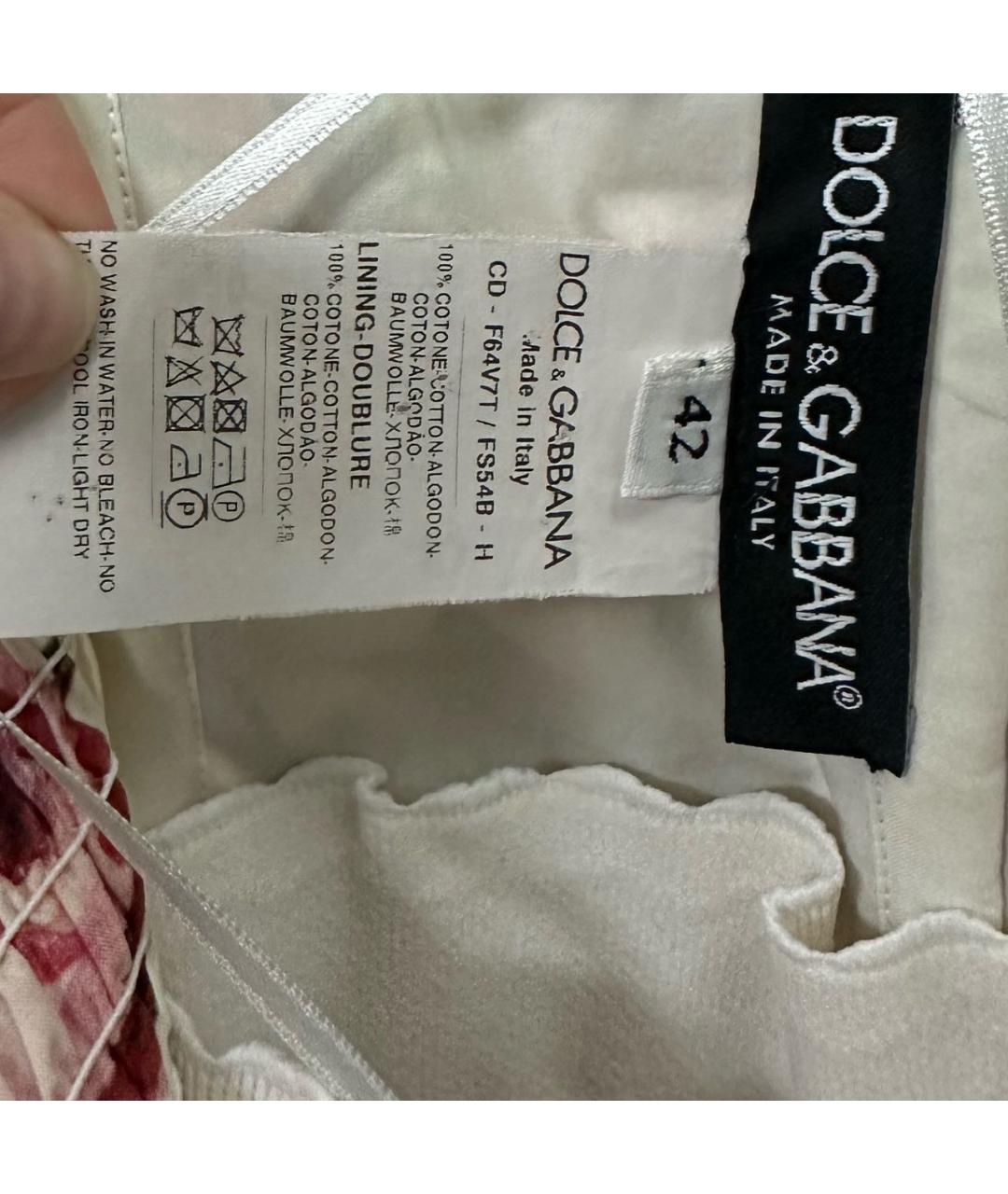 DOLCE&GABBANA Мульти коктейльное платье, фото 5