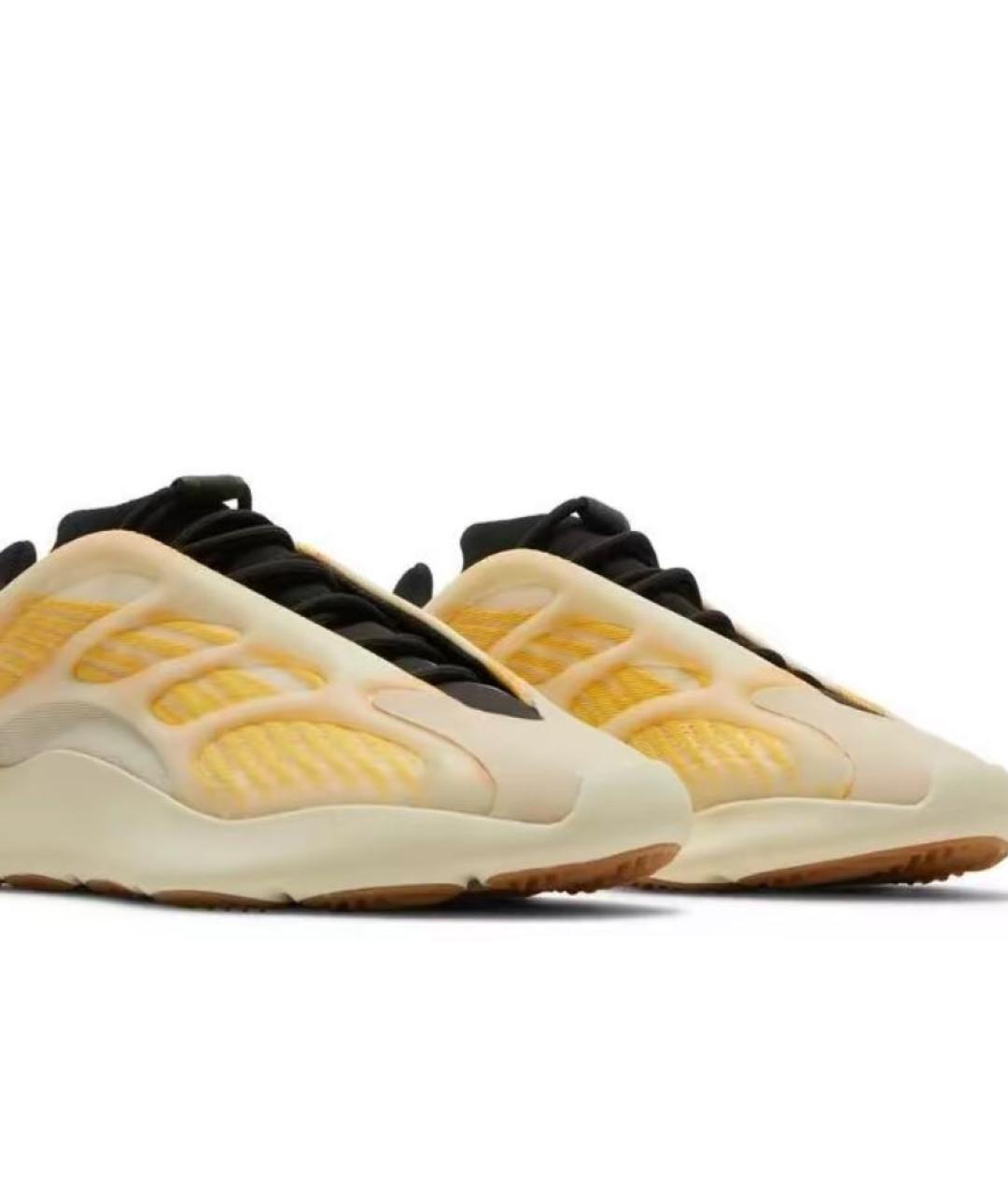 ADIDAS YEEZY Оранжевое низкие кроссовки / кеды, фото 3