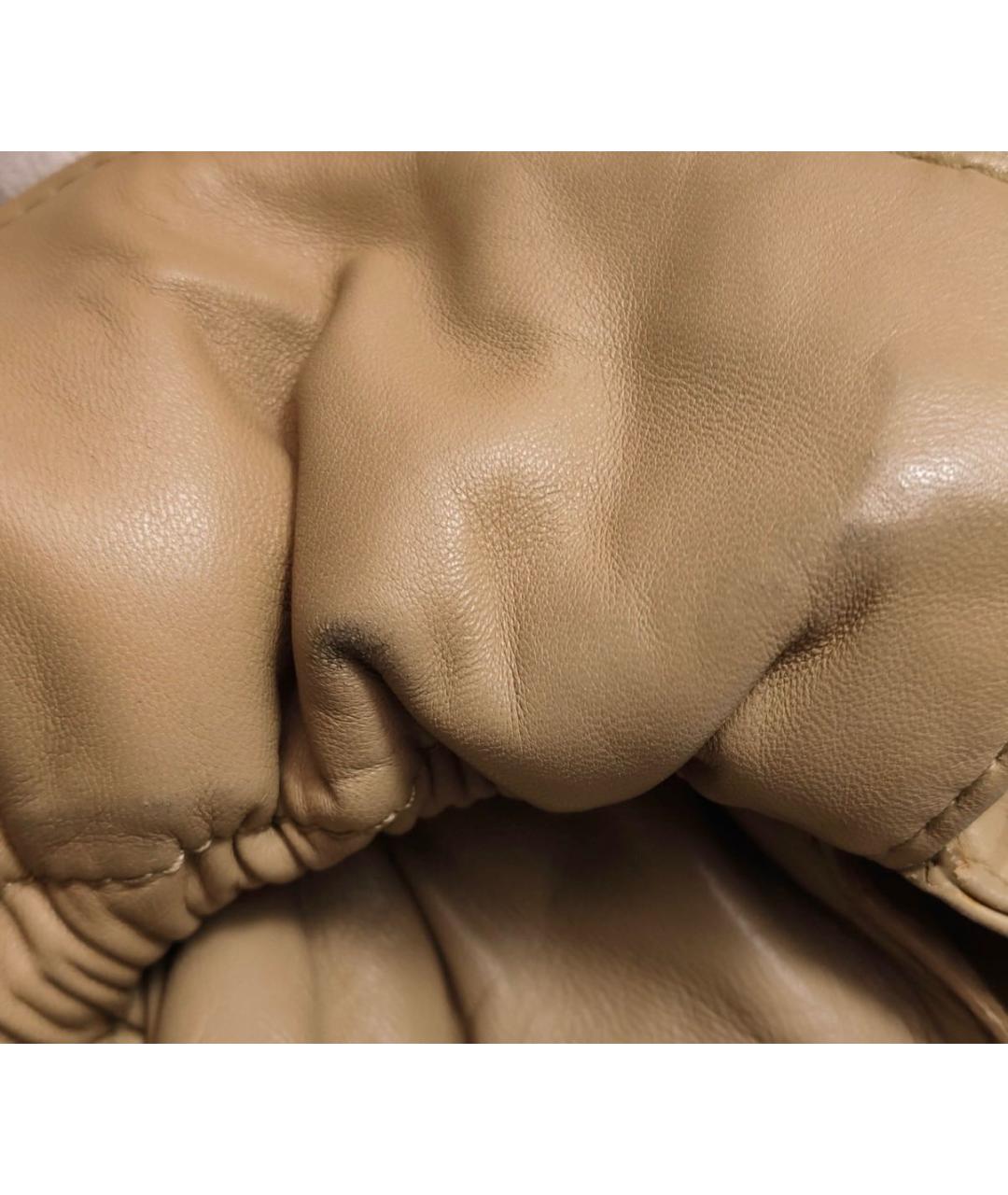 CHRISTIAN DIOR Бежевая кожаная сумка тоут, фото 6