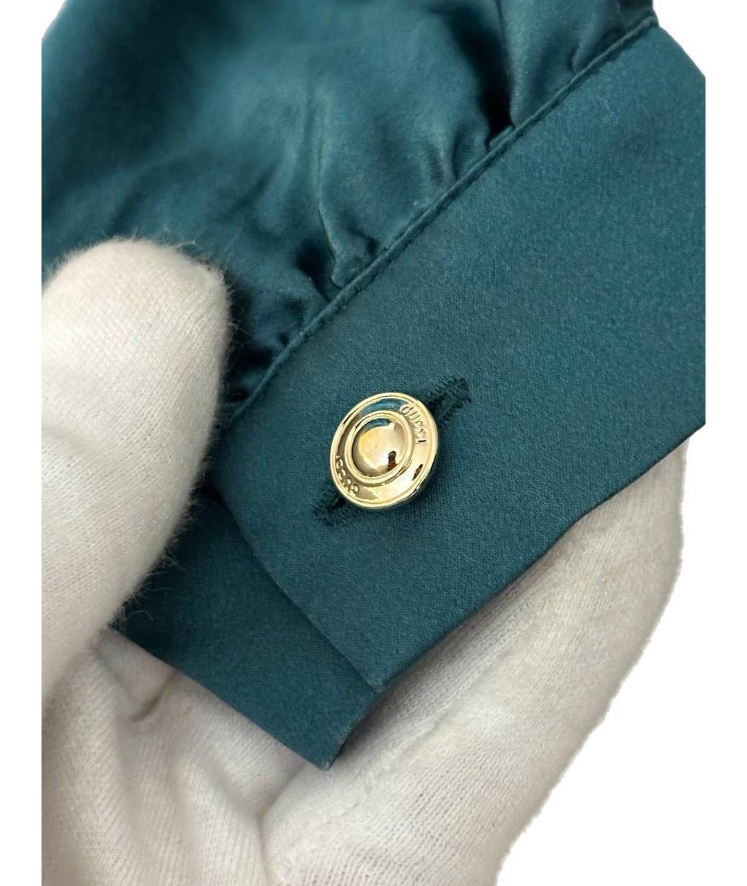 GUCCI Бирюзовое вечернее платье, фото 4