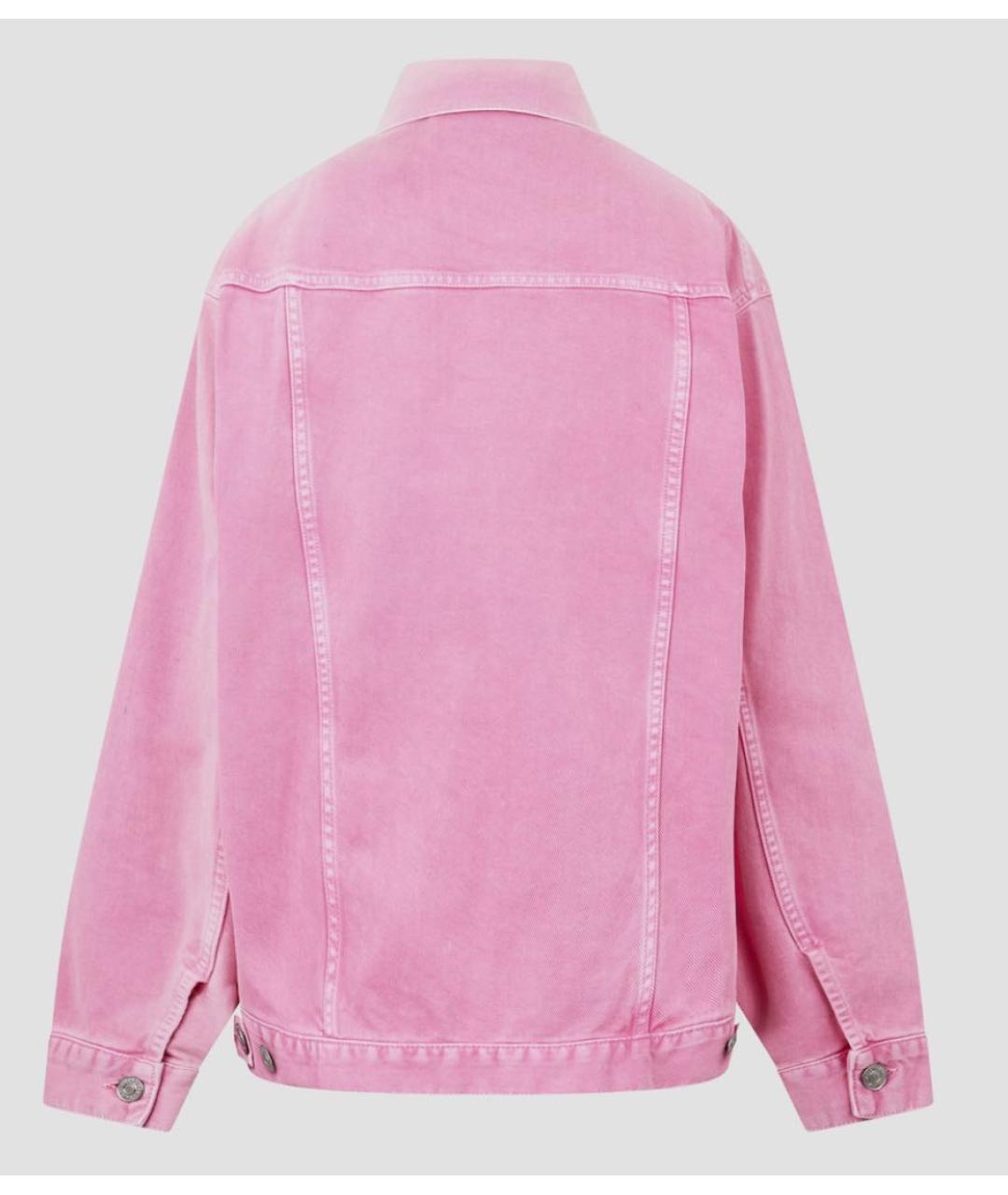 BALENCIAGA Розовая деним куртка, фото 2
