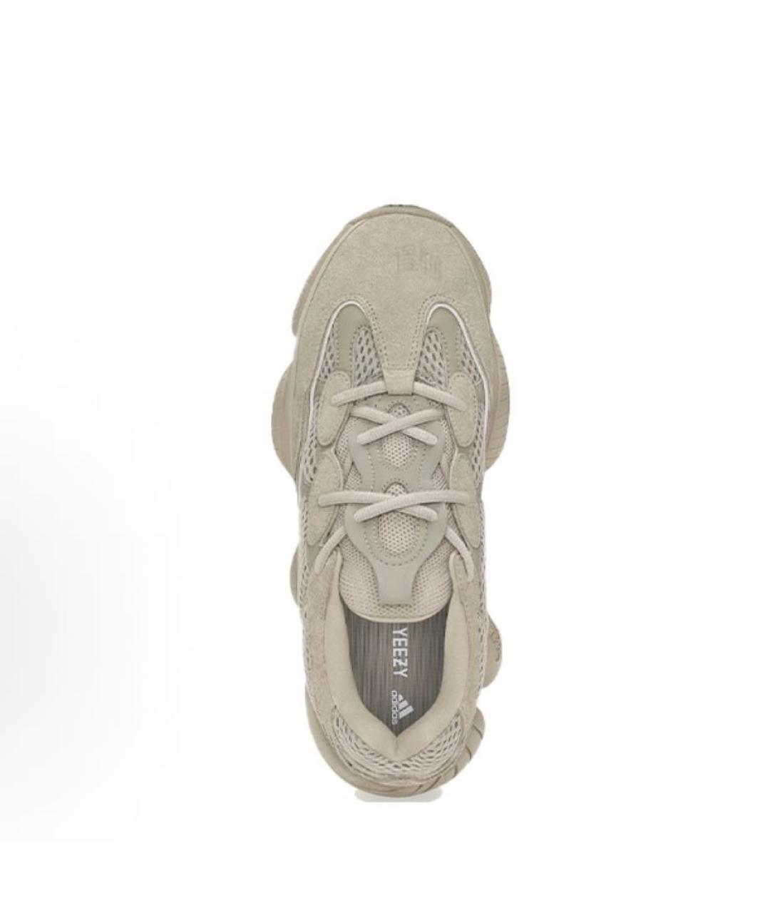 ADIDAS YEEZY Бежевые низкие кроссовки / кеды, фото 3