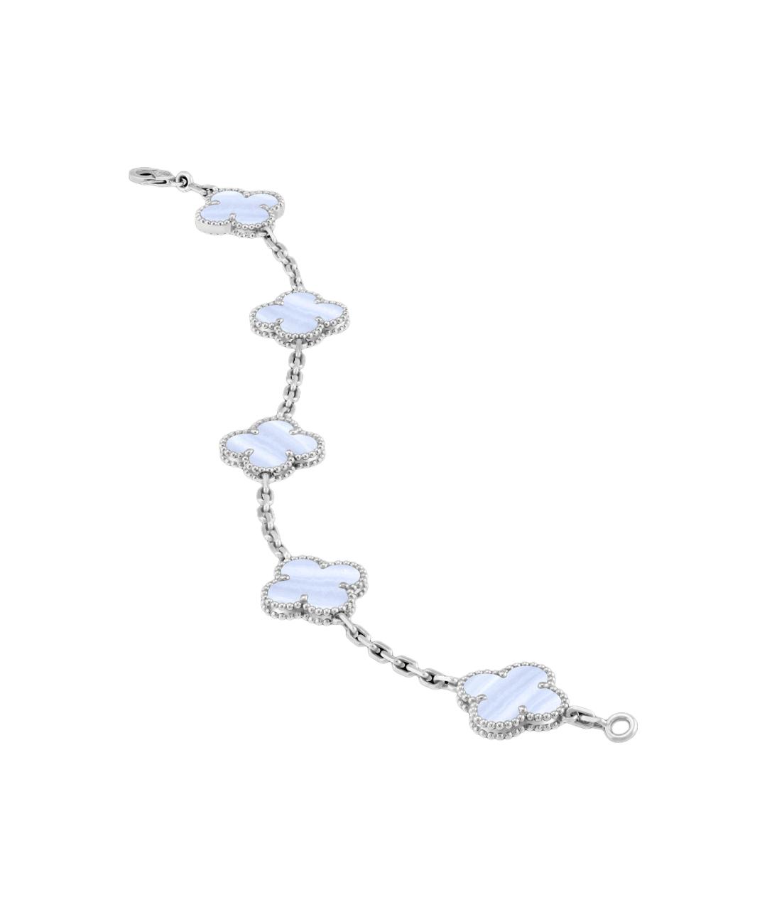 VAN CLEEF & ARPELS Серебрянный браслет из белого золота, фото 3