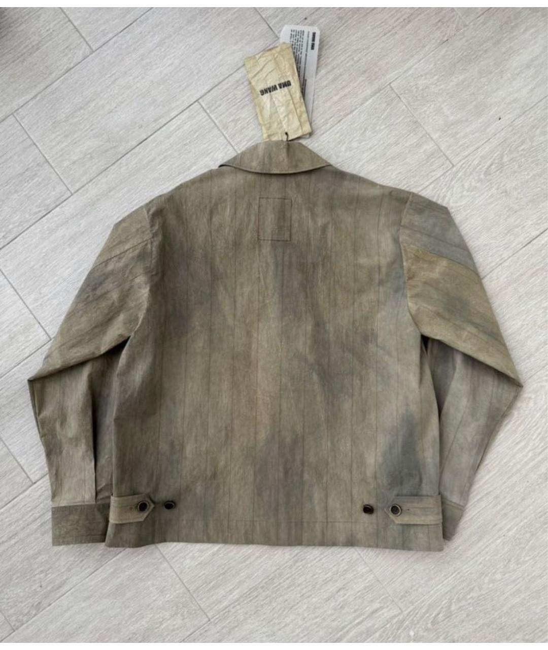 UMA WANG Бежевая хлопковая куртка, фото 3