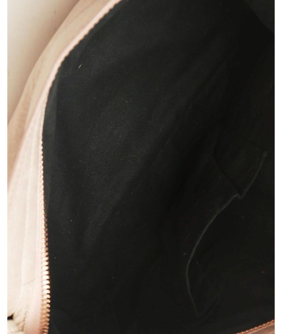 BALENCIAGA Бежевая кожаная сумка с короткими ручками, фото 6