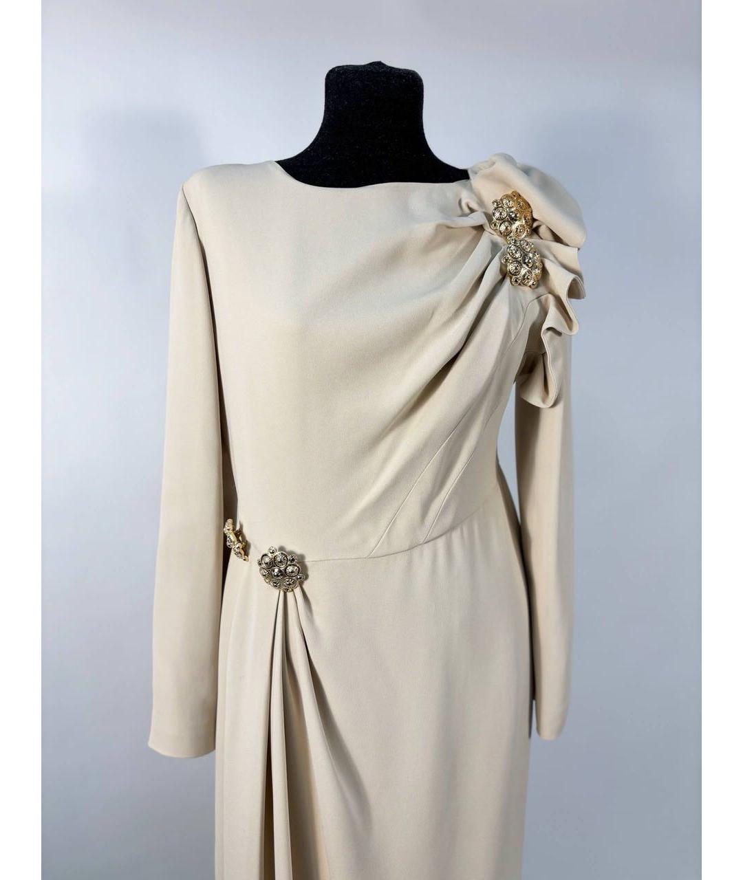 ZUHAIR MURAD Бежевое вечернее платье, фото 8