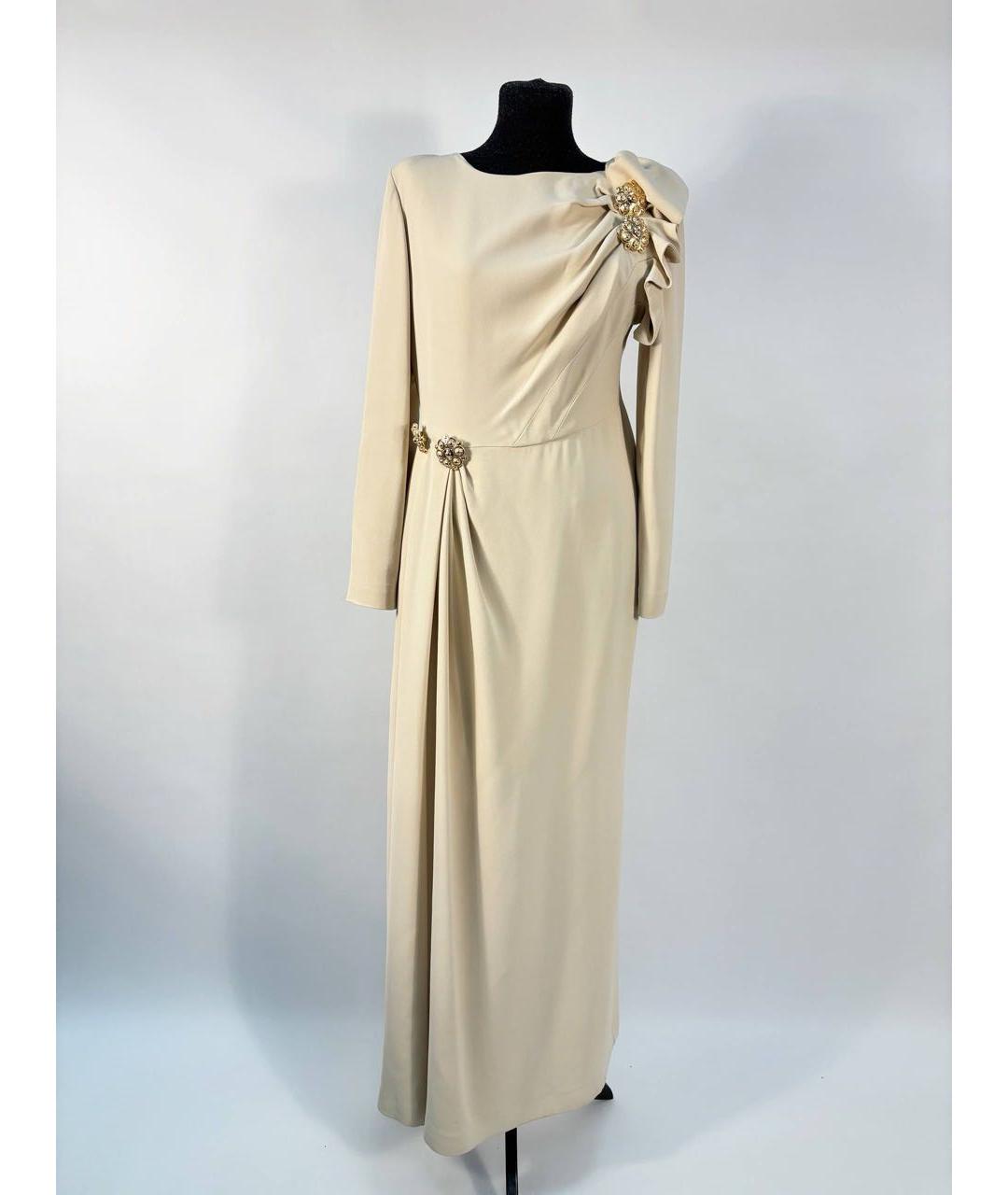 ZUHAIR MURAD Бежевое вечернее платье, фото 9