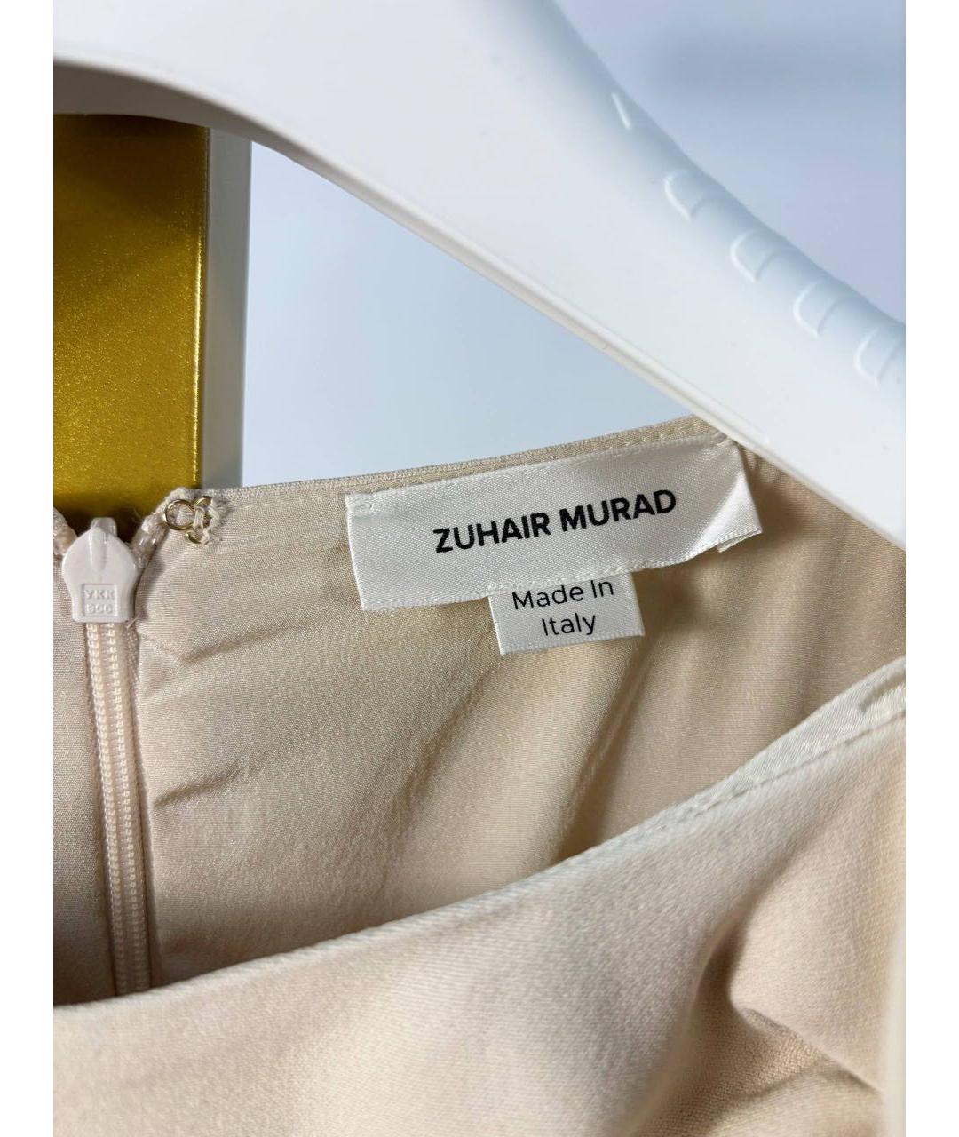 ZUHAIR MURAD Бежевое вечернее платье, фото 3