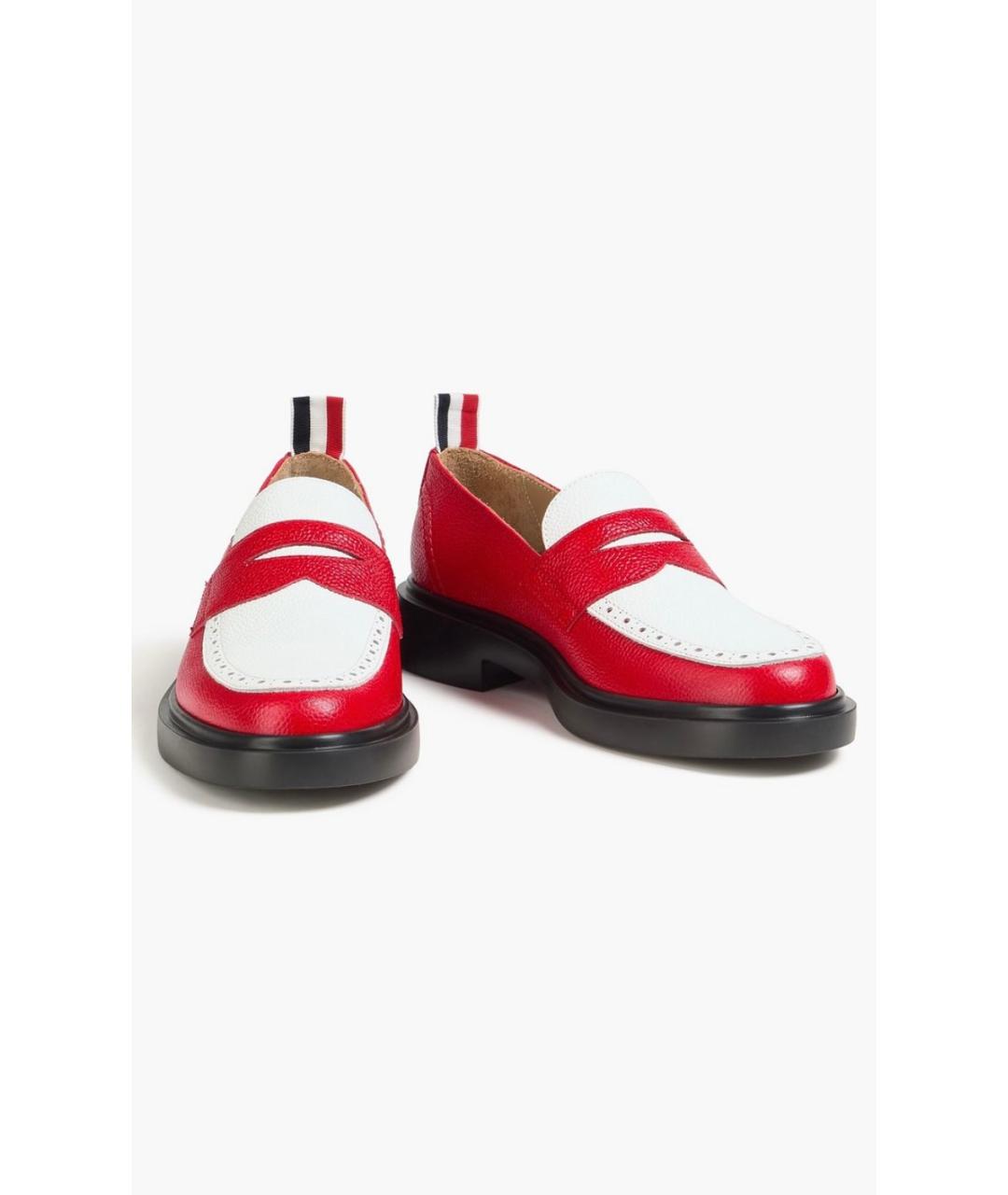 THOM BROWNE Мульти кожаные лоферы, фото 2