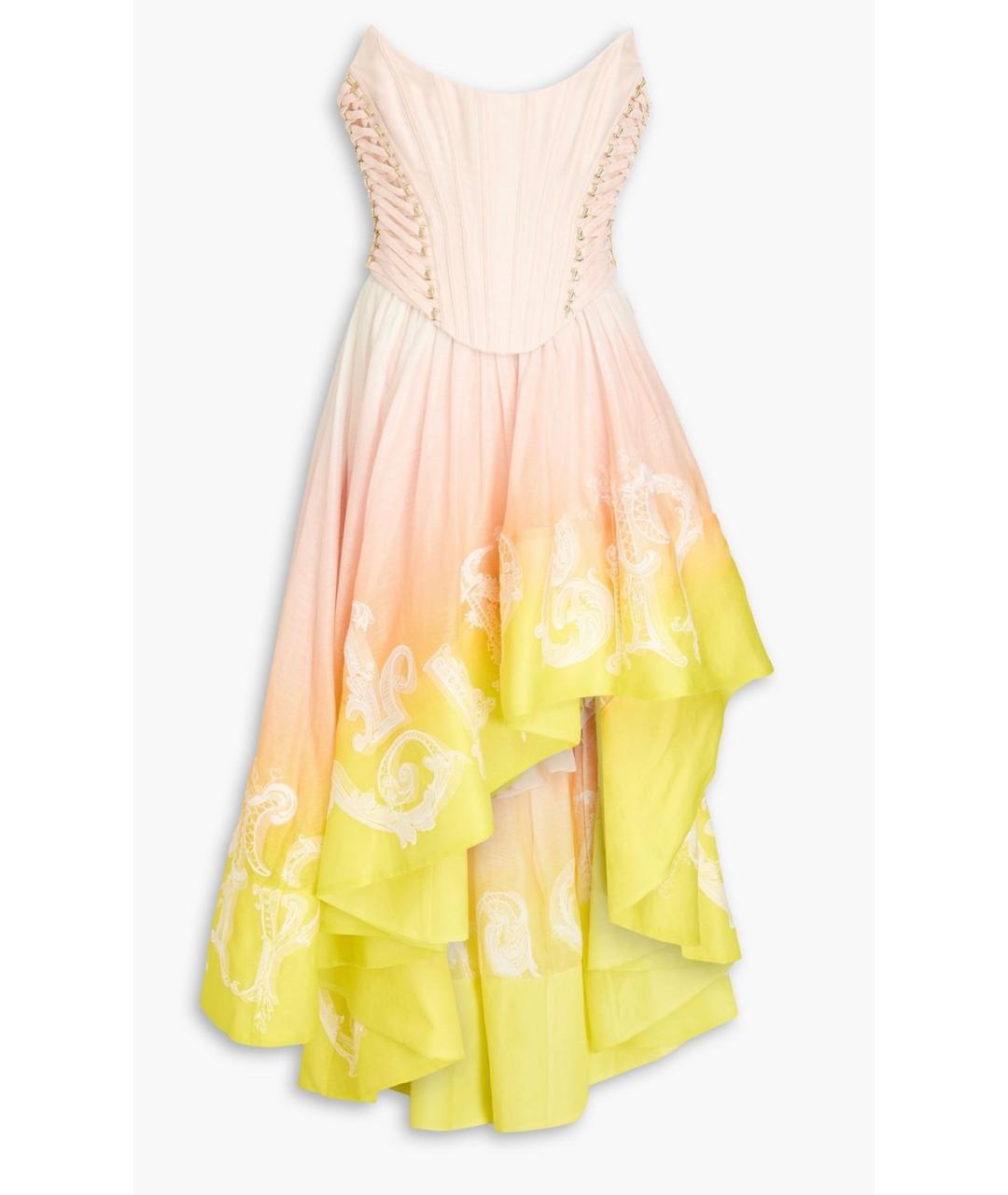 ZIMMERMANN Розовое шелковое коктейльное платье, фото 9