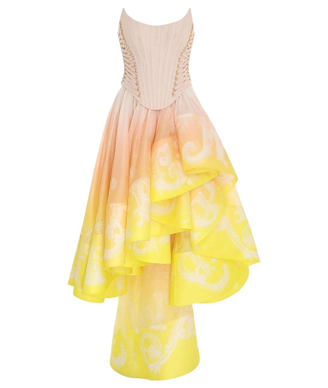 ZIMMERMANN Розовое шелковое коктейльное платье, фото 1