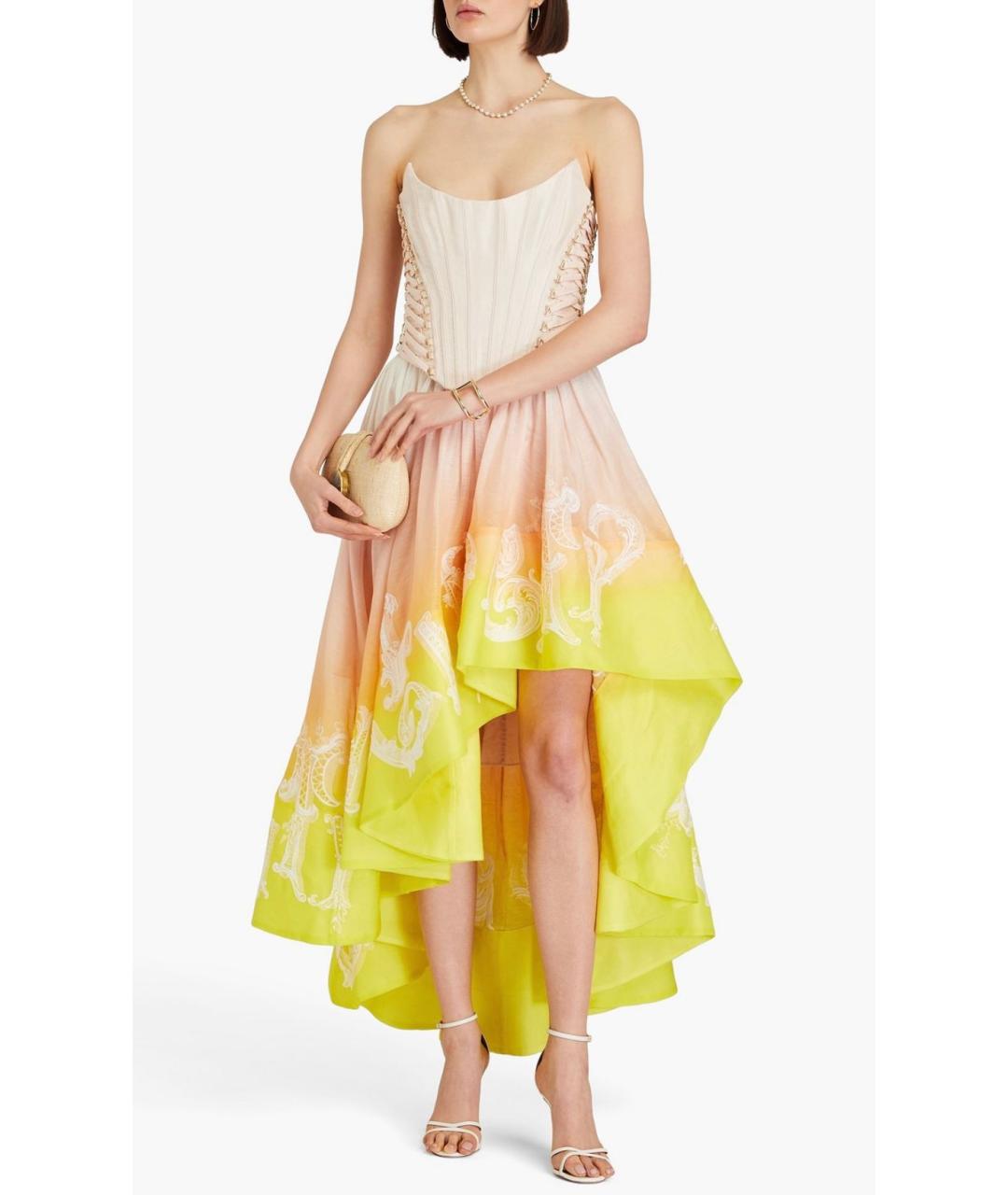 ZIMMERMANN Розовое шелковое коктейльное платье, фото 2